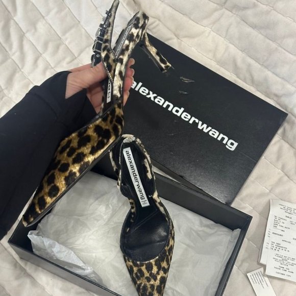 NEW Alexander Wang Leopard Kitten Heel - Picture 3 of 3